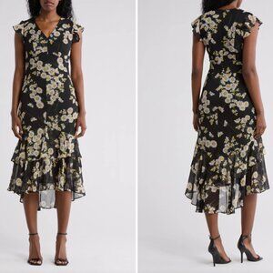 NWOT Tommy Hilfiger Floral Midi Dress - Size 4